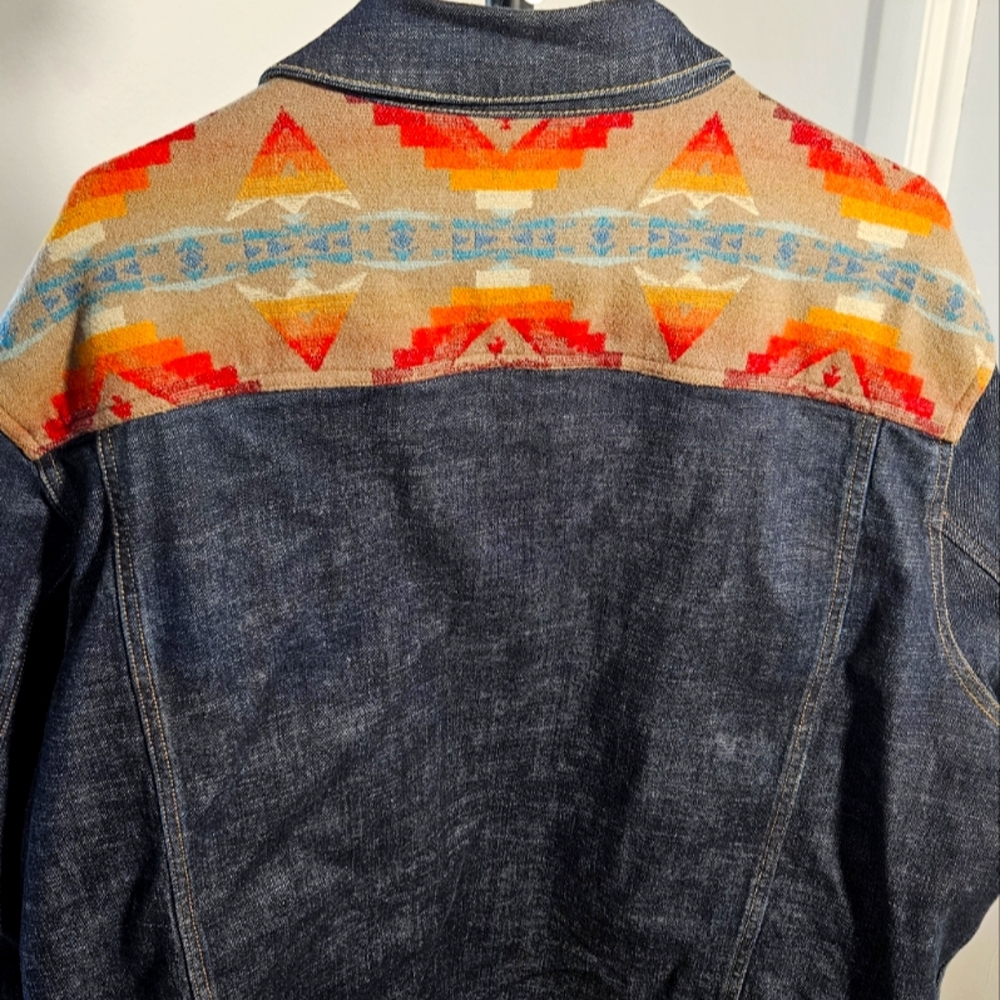 Pendleton virgin wool denim men's jacket
